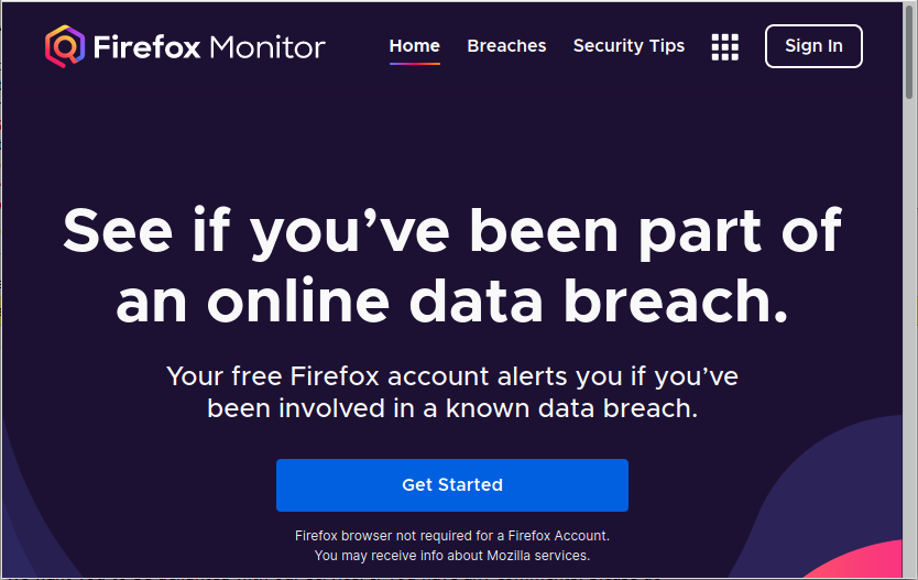 Firefox Monitor