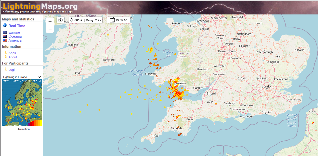 LightningMaps-org map 10082020